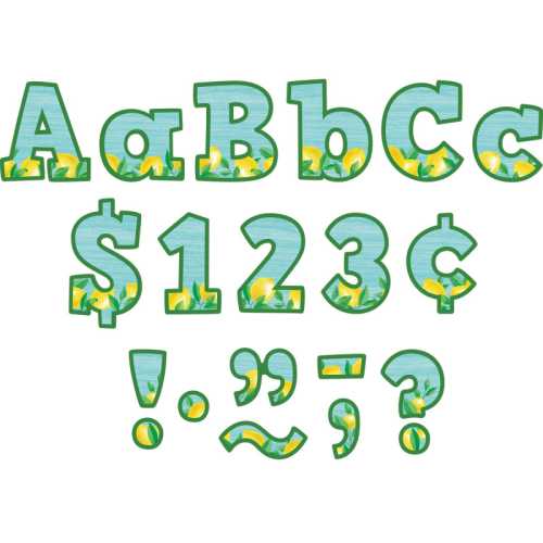 Lemon Zest Bold Block 4