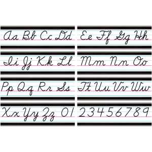 Modern Farmhouse Cursive Writing Bulletin Board