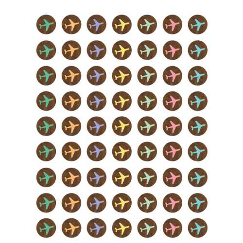 Travel the Map Airplanes Mini Stickers, Pack of 378