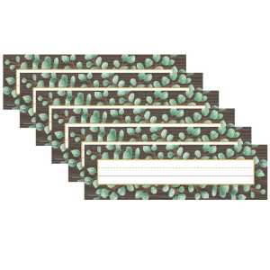Eucalyptus Flat Name Plates, 36 Per Pack, 6 Packs