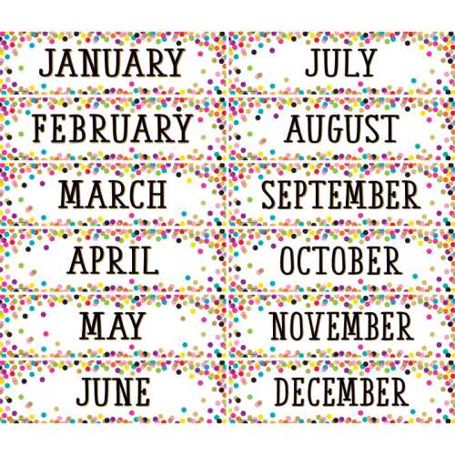 Confetti Monthly Headliners