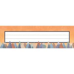 Moving Mountains Flat Name Plates, Pack of 36