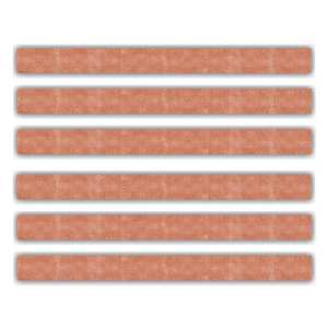 Moving Mountains Terra Cotta Straight Border Trim, 35 Feet Per Pack, 6 Packs