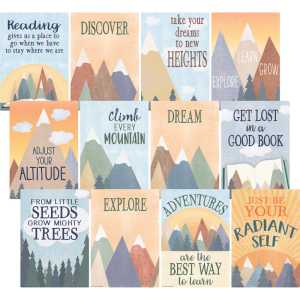 Moving Mountains Small Poster Pack, 12 Posters