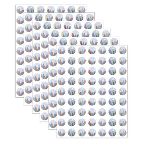 Moving Mountains Mini Stickers, 378 Per Pack, 6 Packs