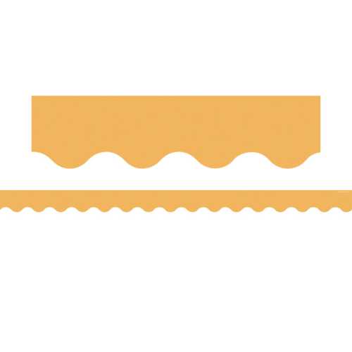 Golden Sun Scalloped Border Trim, 35 Feet