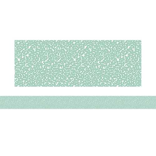 Composition Green Straight Rolled Border Trim