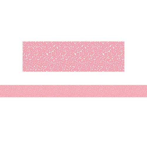 Composition Pink Straight Rolled Border Trim