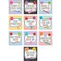 Cool for School Positive Sayings Accents, Pack of 30