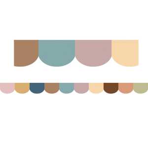 Everyone is Welcome Scalloped Die-Cut Rolled Border Trim