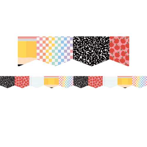 Cool for School Die-Cut Border Trim, 35 Feet