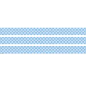 Checkers Scalloped Border Trim, 35 Feet Per Pack, 3 Packs