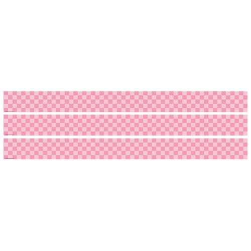 Cool for School Pink Checkers Straight Border Trim, 35 Feet Per Pack, 3 Packs