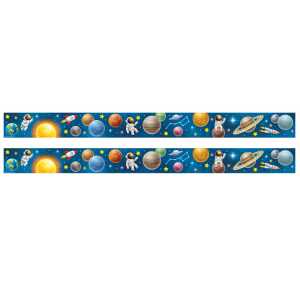 2-Pack Outer Space Crew Straight Border Trim