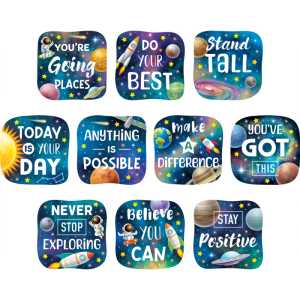 Outer Space Crew Positive Sayings Accents