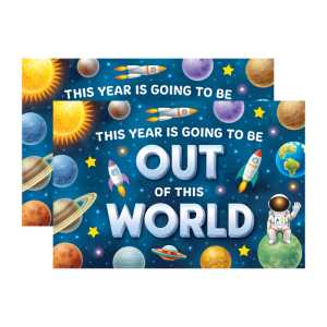 2-Pack Outer Space Crew Postcards