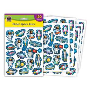 Outer Space Crew Stickers