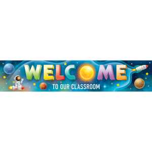 Outer Space Crew Welcome to Our Classroom Banner