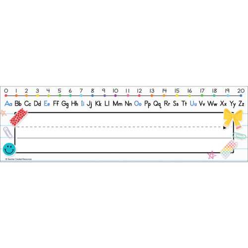 Cool for School Alphabet Flat Name Plates