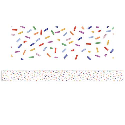 Color Crush Sprinkles Straight Border Trim