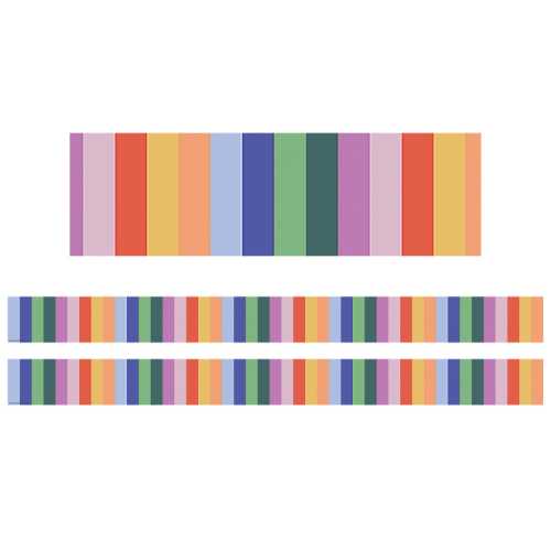 2-Pack Color Crush Stripes Straight Border Trim