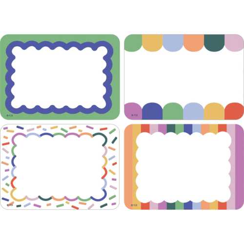 Color Crush Name Tags/Labels-Multi-Pack