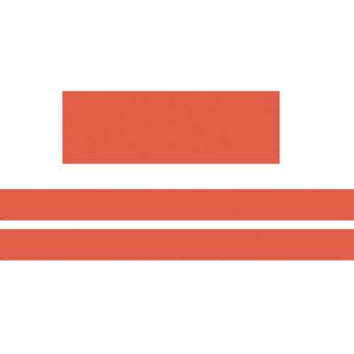 2-Pack Orange Crush Straight Border Trim