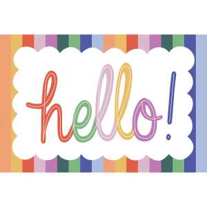 Color Crush Hello Postcards