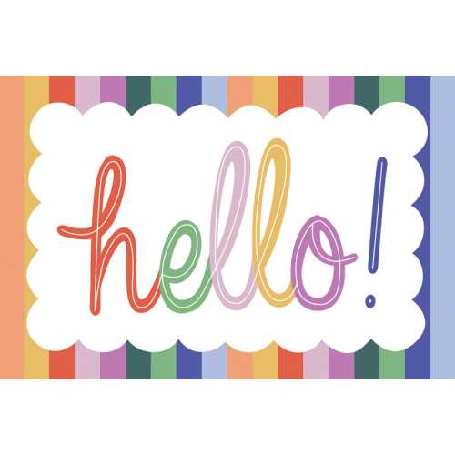 Color Crush Hello Postcards