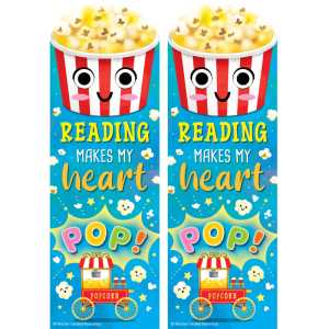 2-Pack Popcorn Smelly Bookmarks