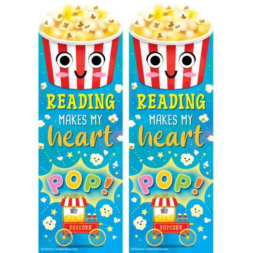 2-Pack Popcorn Smelly Bookmarks