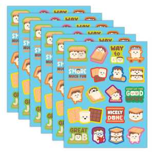 S'mores Smelly Stickers, 114 Per Pack, 6 Packs