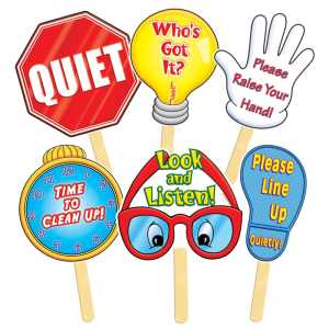 Manage Your Class Signs, Pack of 6
