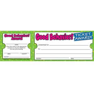 Ticket Awards Good Behavior, Pack of 100