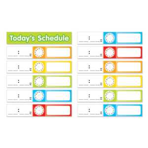 Add-Ons Schedule Cards, Pocket Chart, 24 cards