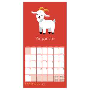 2027 Puns of Fun Wall Calendar