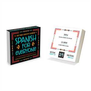 2027 Spanish Words Daily Desktop Calendar