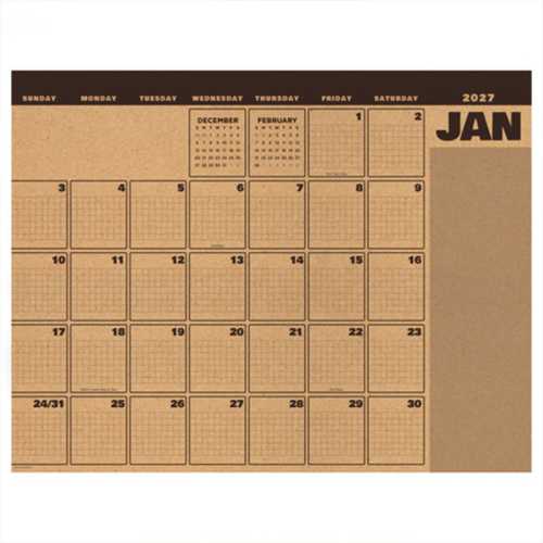 2027 Trail + Timber Large Desk Pad Calendar