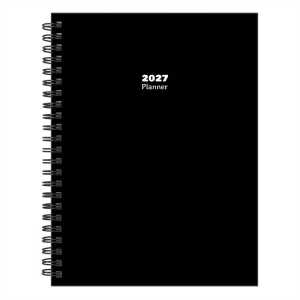 2027 Black Medium Weekly Monthly Planner