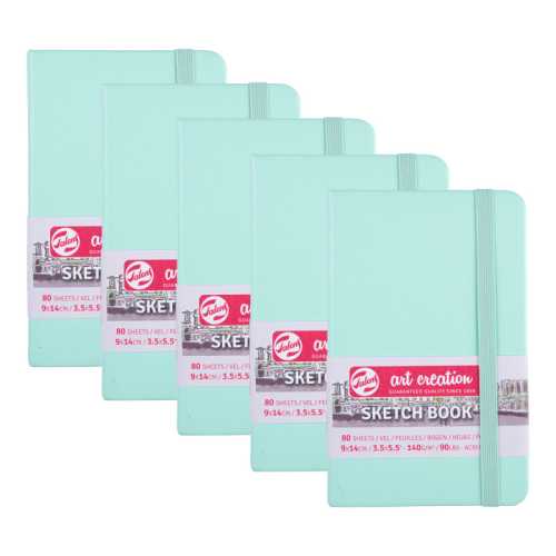 Sketchbook, 80 Sheets, 90lbs, Fresh Mint Cover, 3.5