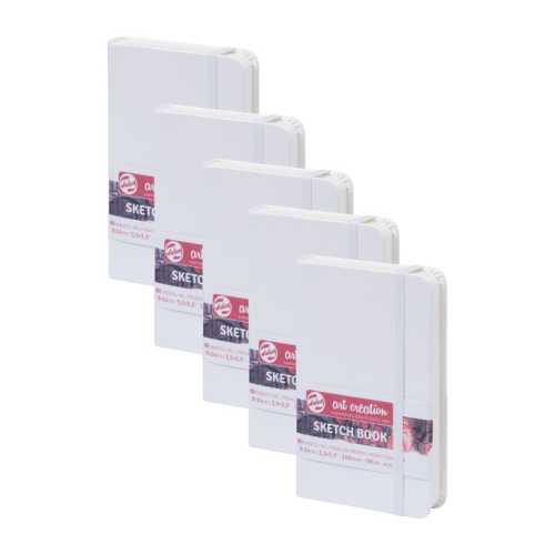 Sketchbook, 80 Sheets, 90lbs, White Cover, 3.5