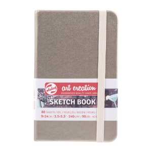Sketchbook, 80 Sheets, 90lbs, Pink Champagne Cover, 3.5" x 5.5"