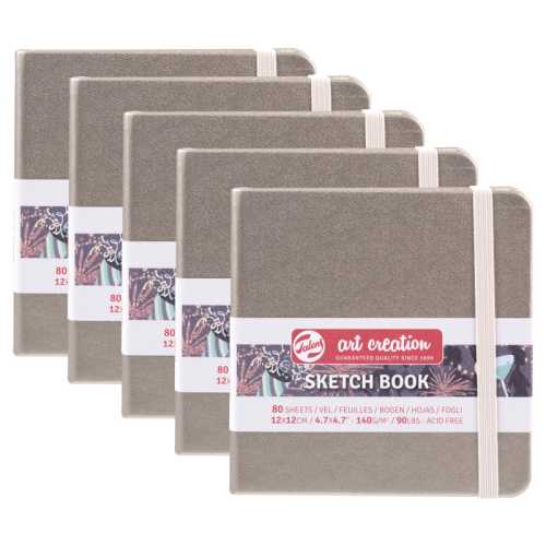 Sketchbook, 80 Sheets, 90lbs, Pink Champagne Cover, 4.7