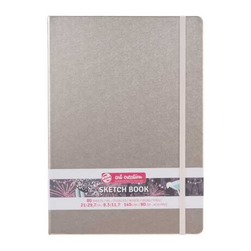 Sketchbook, 80 Sheets, 90lbs, Pink Champagne Cover, 8.3