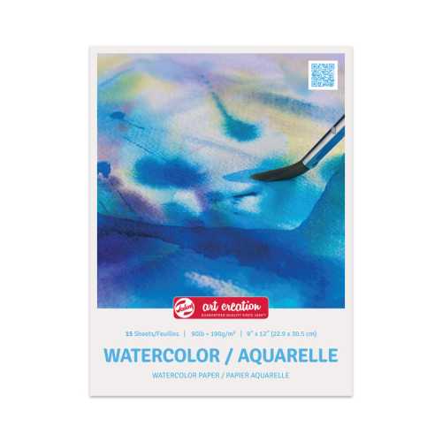 Watercolor Paper Pad, 90lbs, 9