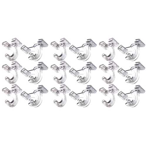 Ceiling Hooks, 6 Per Pack, 3 Packs