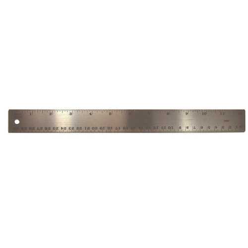 Stainless Steel Ruler, 12
