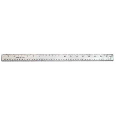 Stainless Steel Ruler, 18
