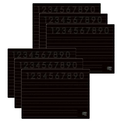 Activity Playmat - Numbers & Shapes (2-Sided), Pack of 6