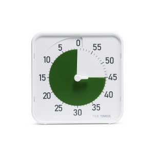 Original 8" 60-Minute Visual Timer, Green Disk